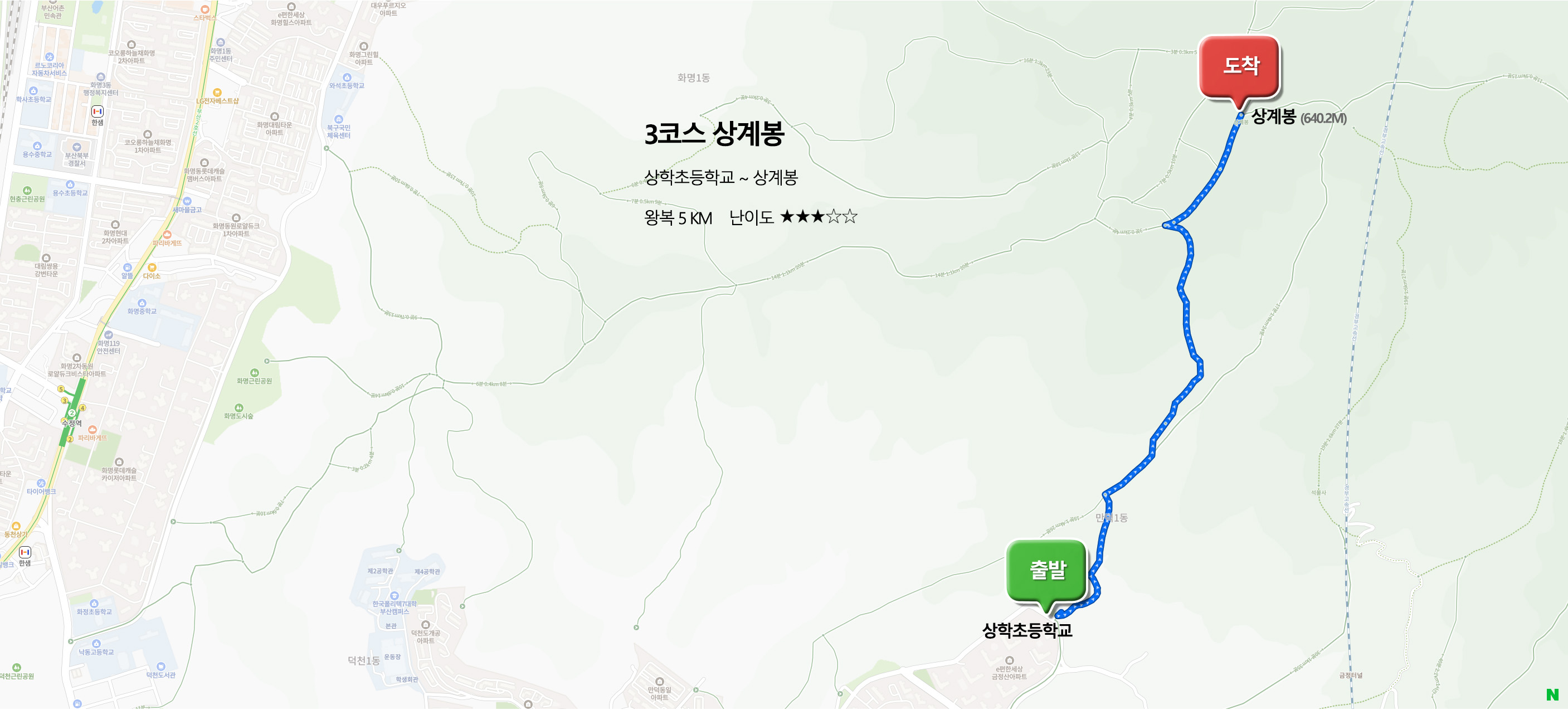 코스 지도