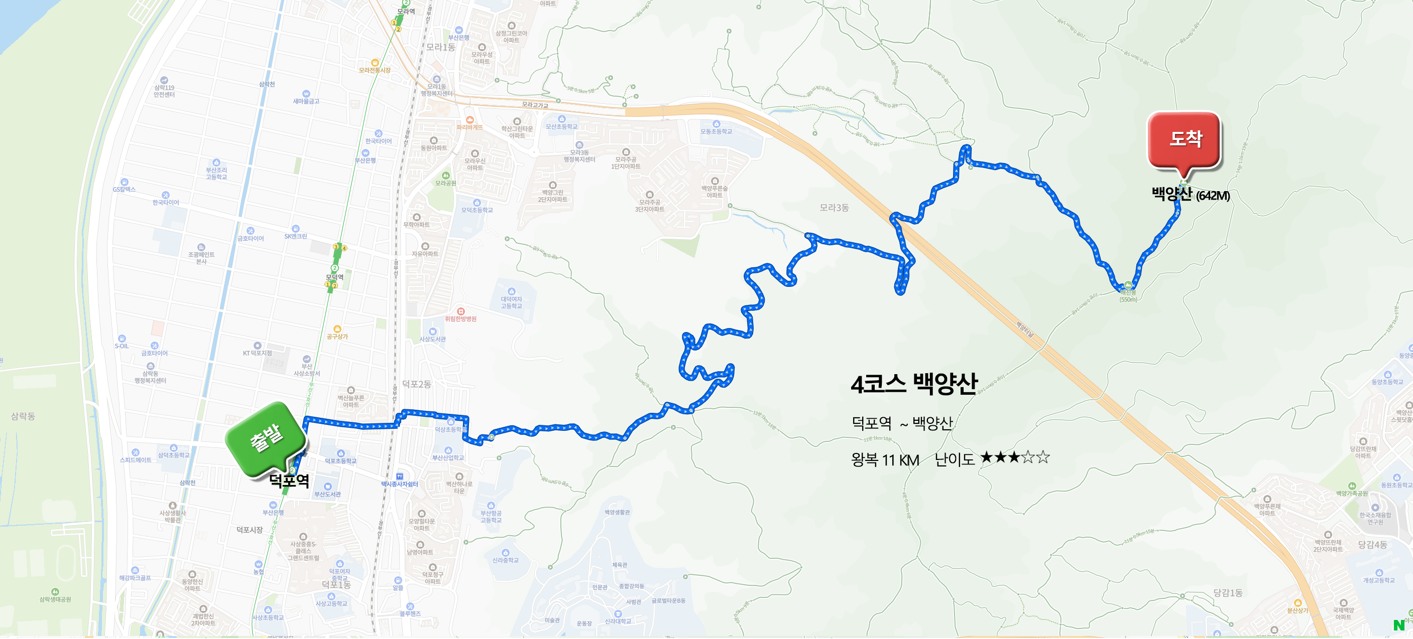코스 지도