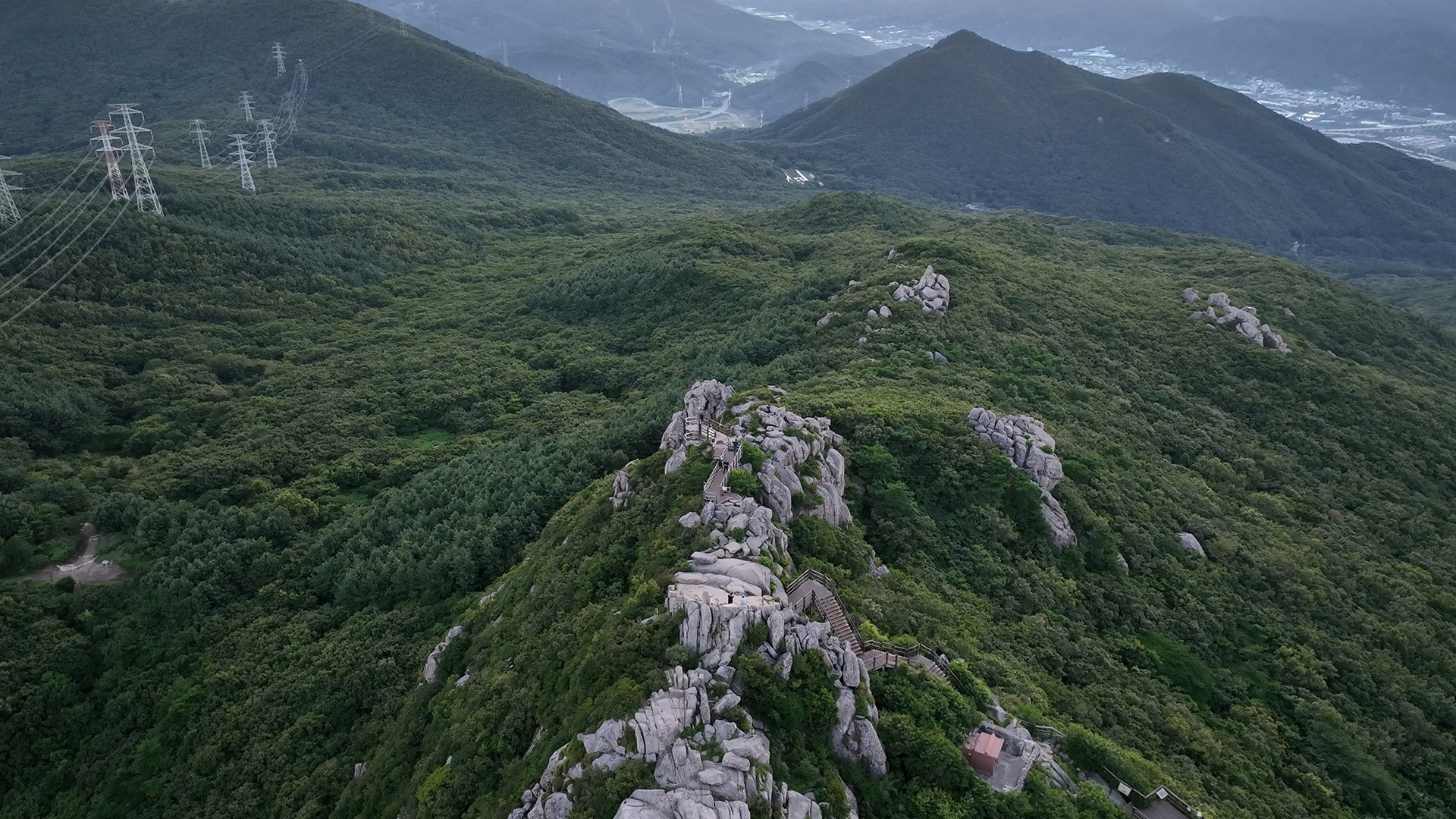 금정산 산행 풍경